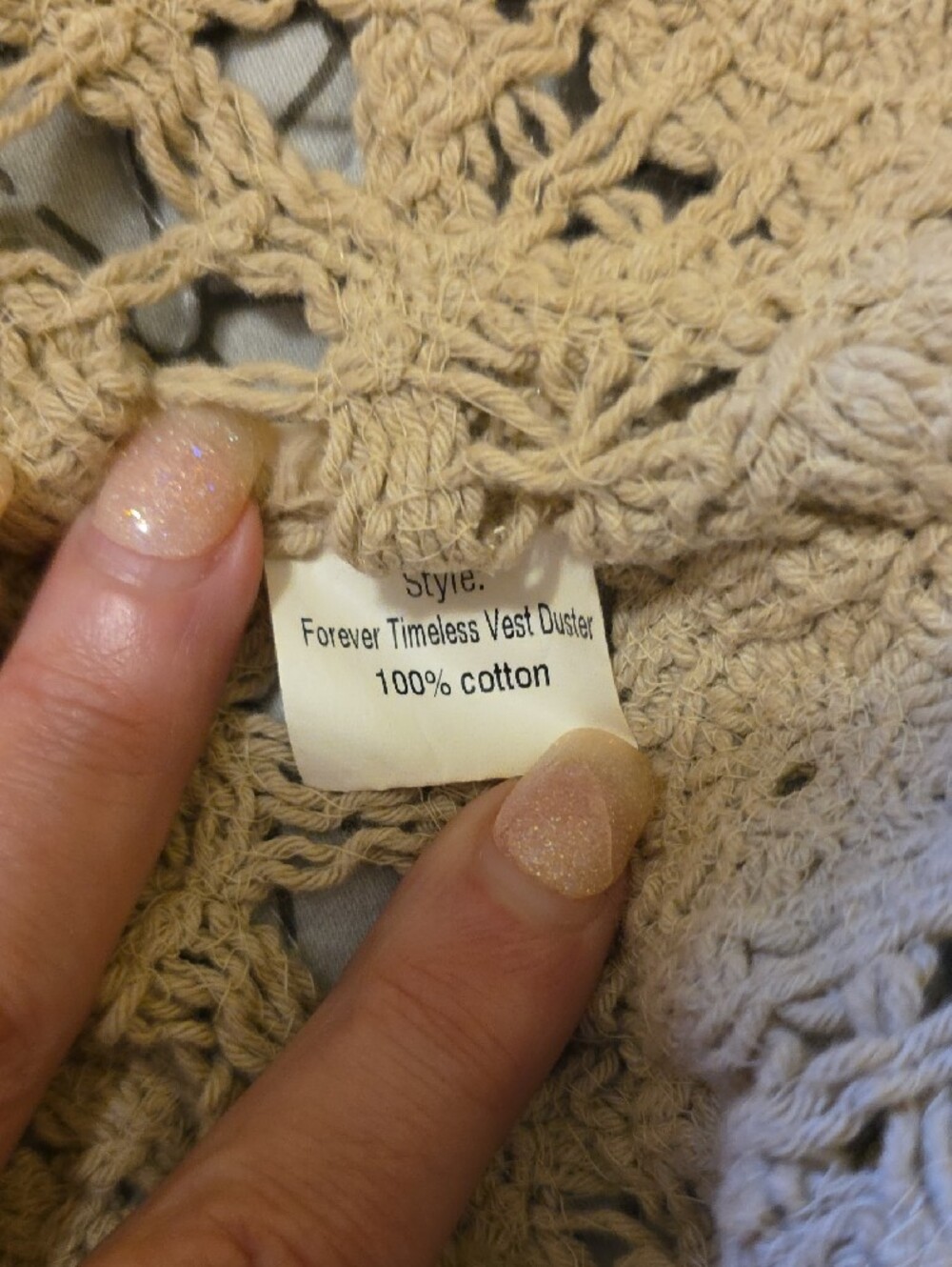 NWOT Forever Timeless Vest/Duster - Picture 6 of 6
